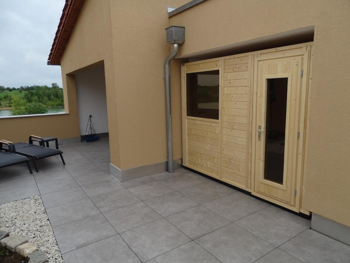 Feriendomizil Am Stoermthaler See, Lagovida, Leipziger Neuseenland, Grosspoesna, Privatstrand Esterno foto