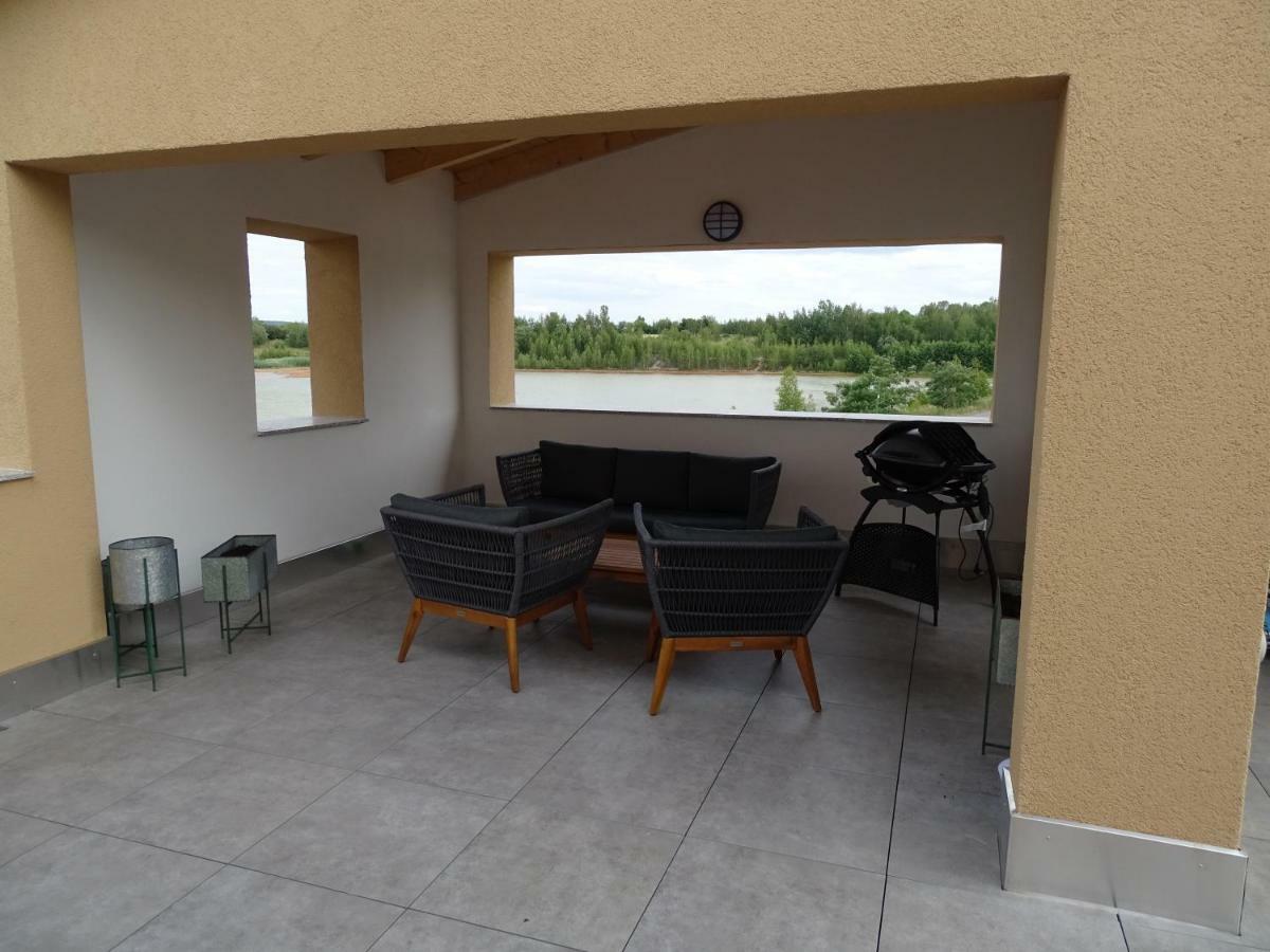 Feriendomizil Am Stoermthaler See, Lagovida, Leipziger Neuseenland, Grosspoesna, Privatstrand Esterno foto