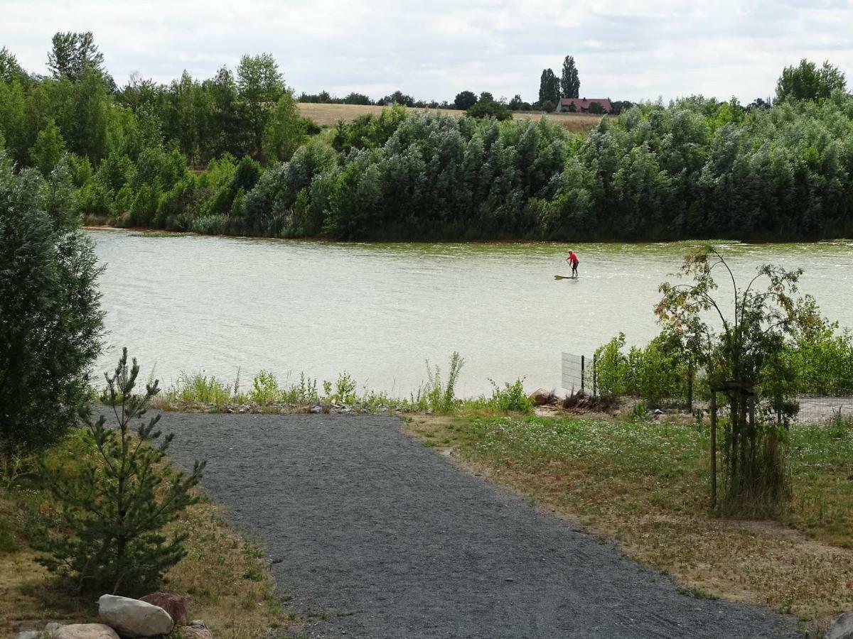 Feriendomizil Am Stoermthaler See, Lagovida, Leipziger Neuseenland, Grosspoesna, Privatstrand Esterno foto