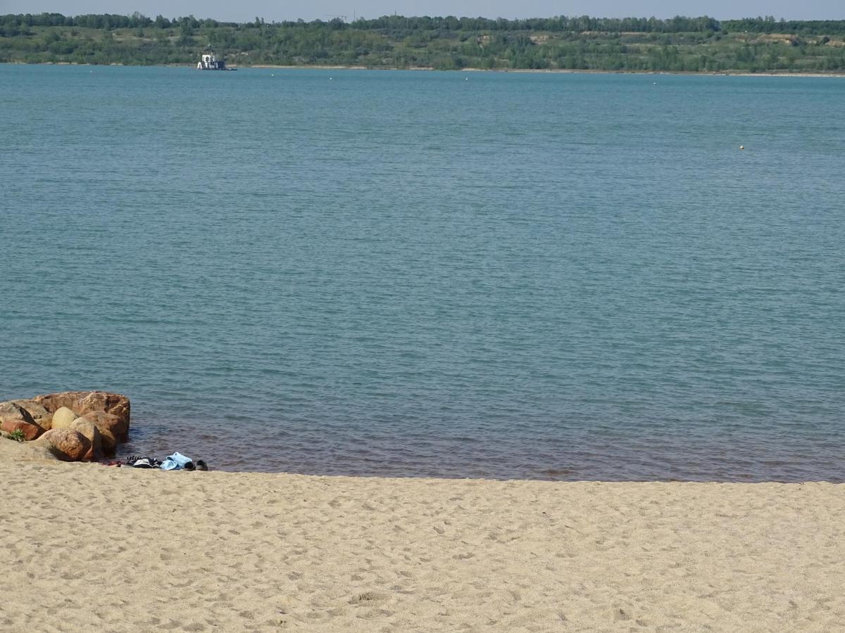 Feriendomizil Am Stoermthaler See, Lagovida, Leipziger Neuseenland, Grosspoesna, Privatstrand Esterno foto